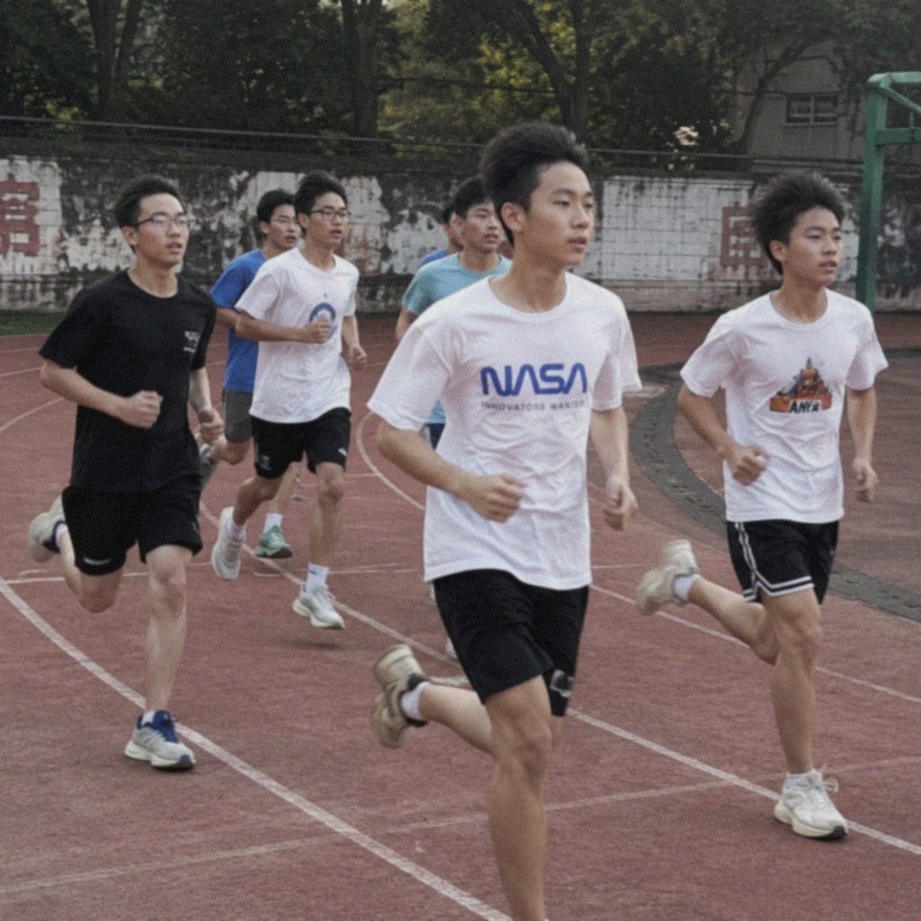 学员进行耐力跑训练